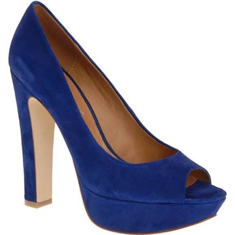 ‼️Royal Blue‼️Genuine Leather Aldo Heels